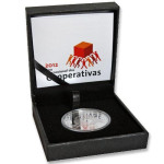 6119 * 5 Reais 2012 Prata Proof 40mm Comemorativa Ano Internacional das Cooperativas