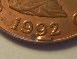 2296# ANOMALIA!! JERSEY 2 Pence 1992 FC!! VEJA!!!