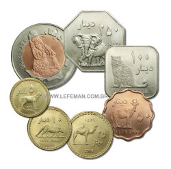 3175# DARFUR 2008 Set completo c/ 7 moedas UNC