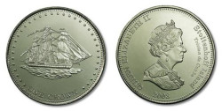 3176 ¤RARO¤ Ilhas STOLTENHOFF 1 Crow 2008 Ø 39mm CuPo UNC