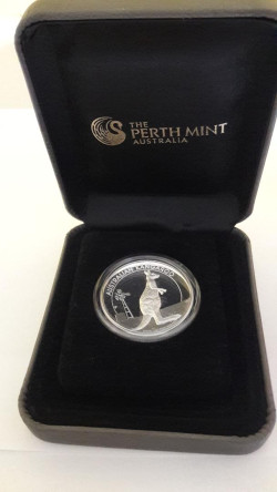 6502 Austrália 1 $ 2012 prata proof - Canguru australiano