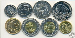 2359# Cocos Keeling Islands 2004 Set completo com 7 moedas FC