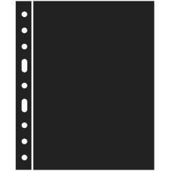 Folhas Optima Separadores pretas ZWL (Formato 202x252 mm.) Pacote de 10 unidades